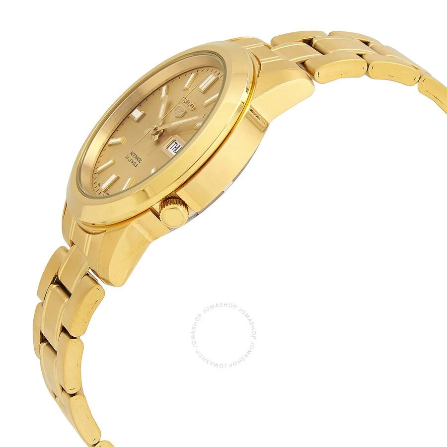 Seiko 5 Automatic Gold Dial Yellow Gold-tone Men's Watch SNKK20K1 2