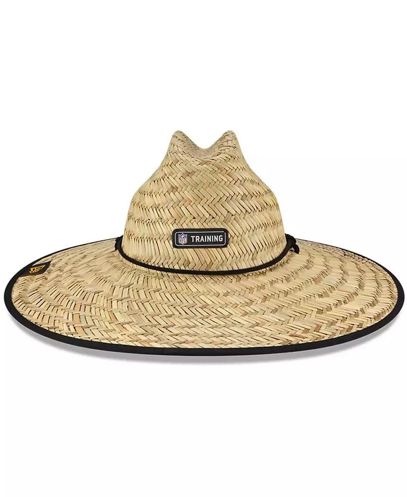 New Era Men's Natural Pittsburgh Steelers 2021 NFL Training Camp Official Straw Lifeguard Hat 5