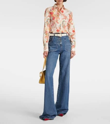 ETRO Paisley cotton-blend shirt 2