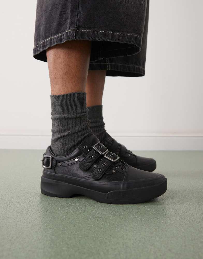 Vans VansPremium Old Skool Buckle shoes in black