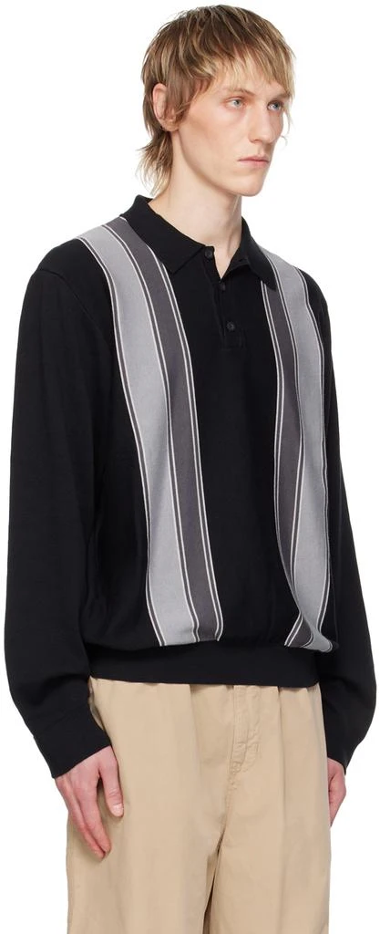 Carhartt WIP Black & Gray Kendricks Polo 2