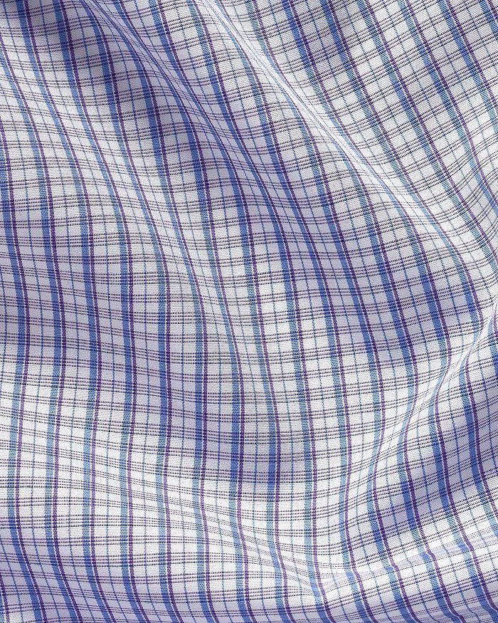 David Donahue Slim Fit Poplin Check Dress Shirt 3