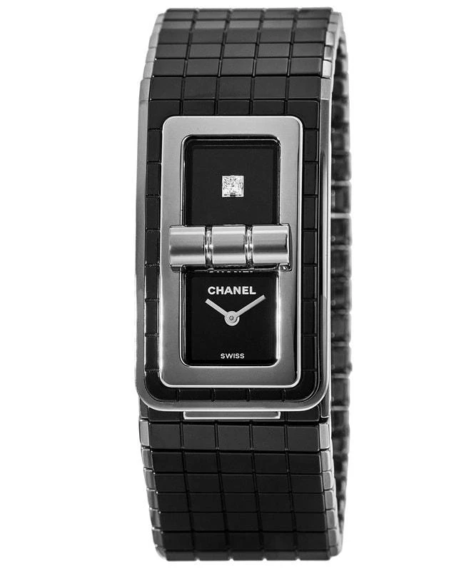 Chanel Chanel Code Coco Black Dial Black Steel and Ceramic Women's Watch H5147 1
