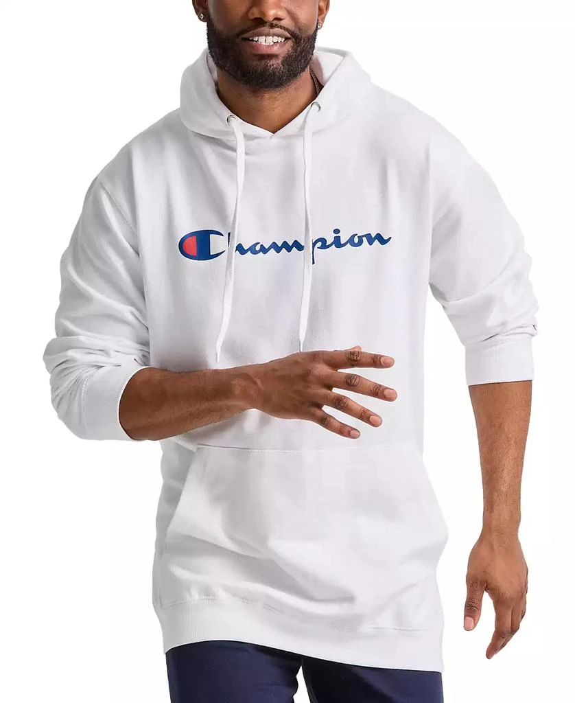 Champion Men's Big & Tall Powerblend Logo Graphic Fleece Hoodie 1