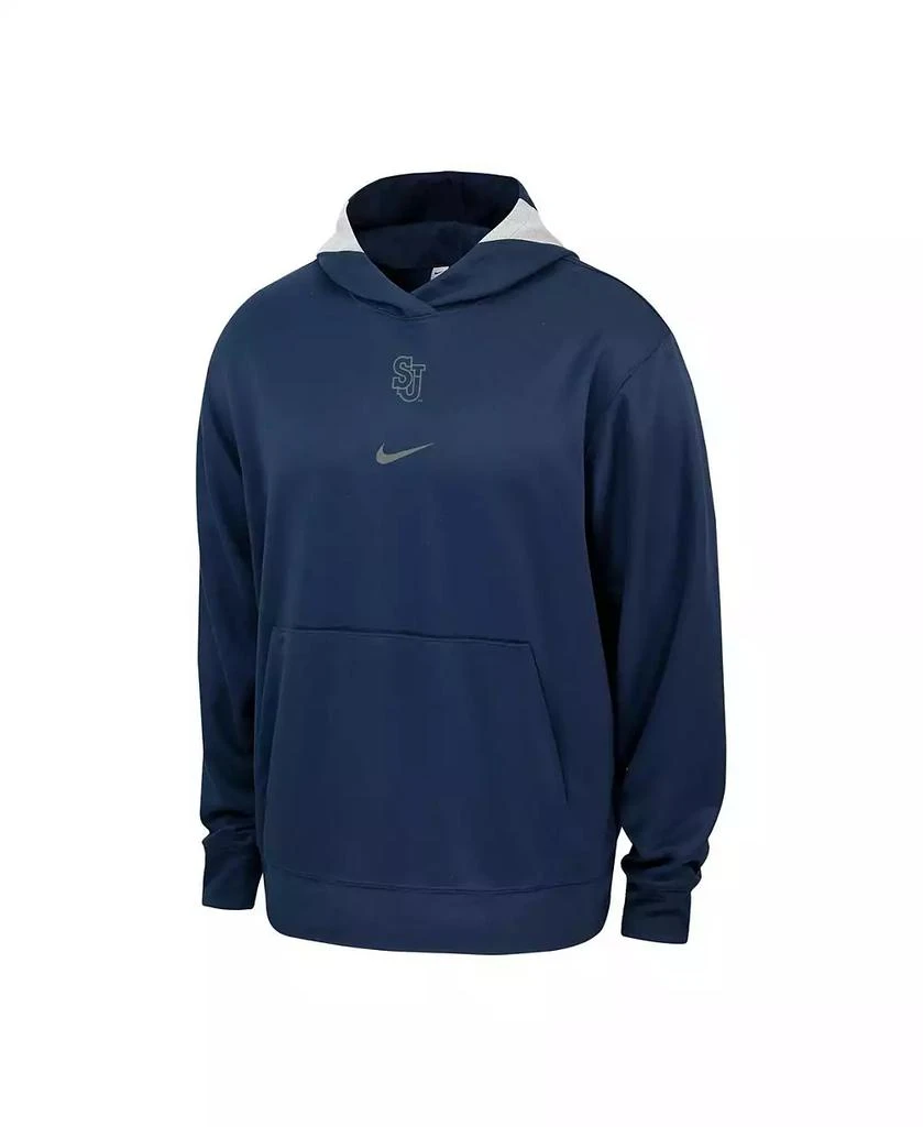 NIKE Men's Navy St. John's Red Storm Basketball Spotlight Performance Pullover Hoodie 3