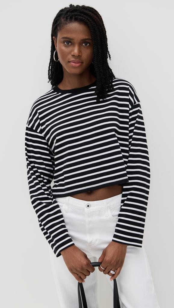 ATM Anthony Thomas Melillo Stripe Classic Boxy Tee
