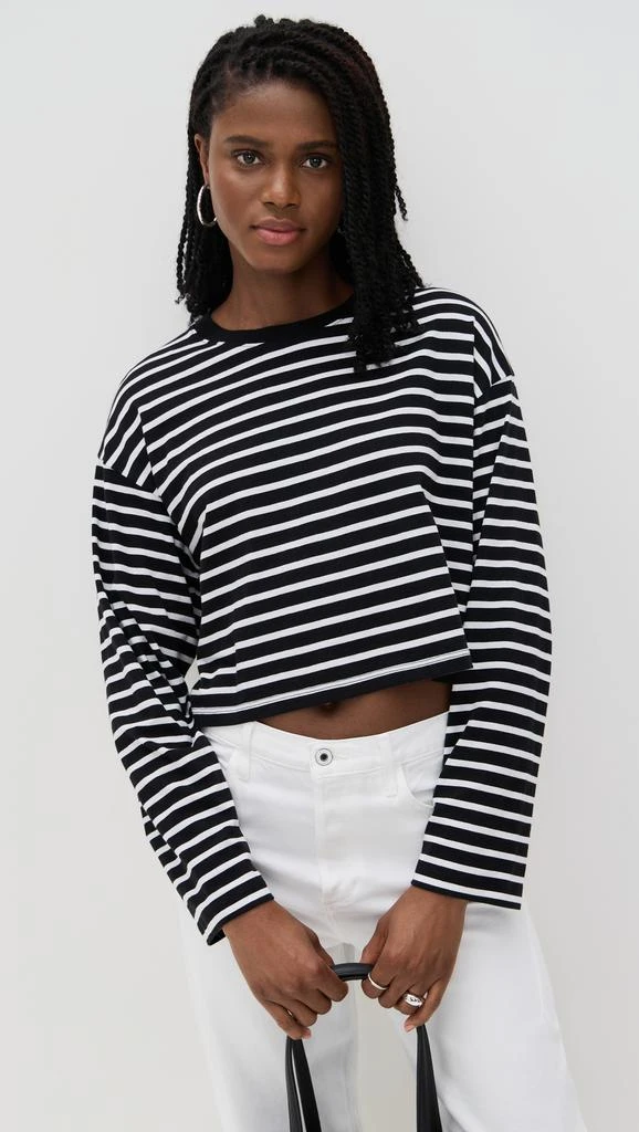 ATM Anthony Thomas Melillo Stripe Classic Boxy Tee 1