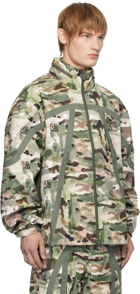 RCOS Khaki Taped Seam Shell Jacket 4