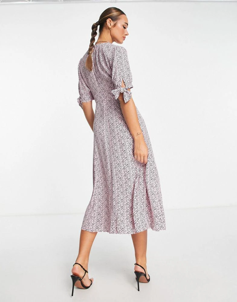 Whistles Whistles cheetah print dress in pink 2