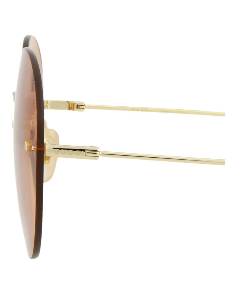 Gucci Round-Frame Metal Sunglasses 4