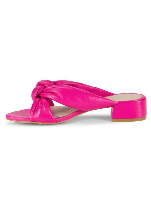 Stuart Weitzman Playa 35MM Leather Knot Sandals 4