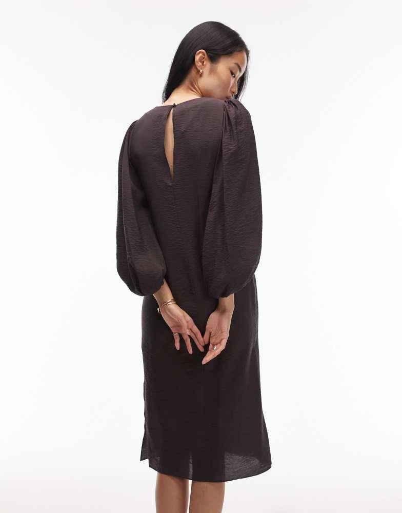 white 3/4 sleeve midi dress Ivory Smocked Top 3/4 Sleeve Midi Dress
