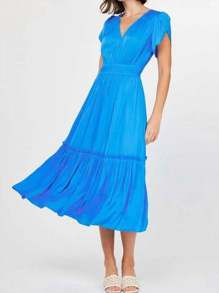 knee length dresses for ladies CURRENT AIR RIBBED SWEATER BODYCON MIDI DRESS