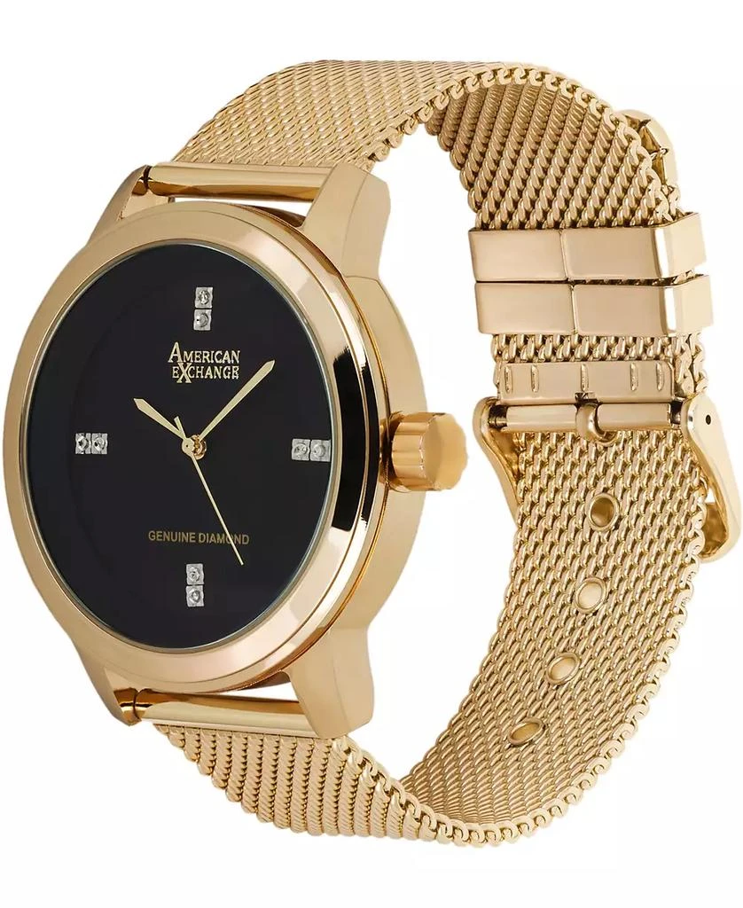 American Exchange Men's Genuine Diamond Collection Watch, 44mm 3