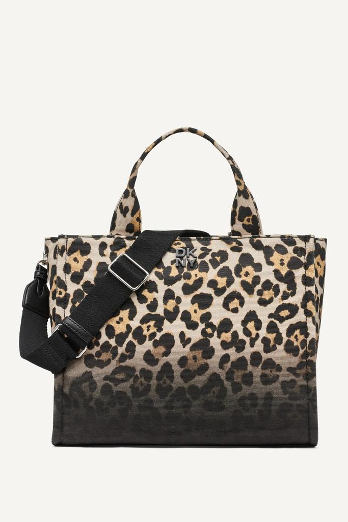 DKNY HADLEE LEOPARD PRINT MEDIUM TOTE