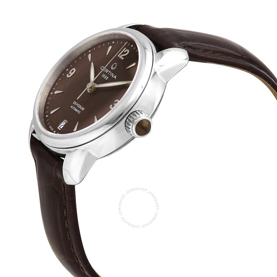 Certina DS Podium Automatic Brown Dial Ladies Watch C025.207.16.297.00