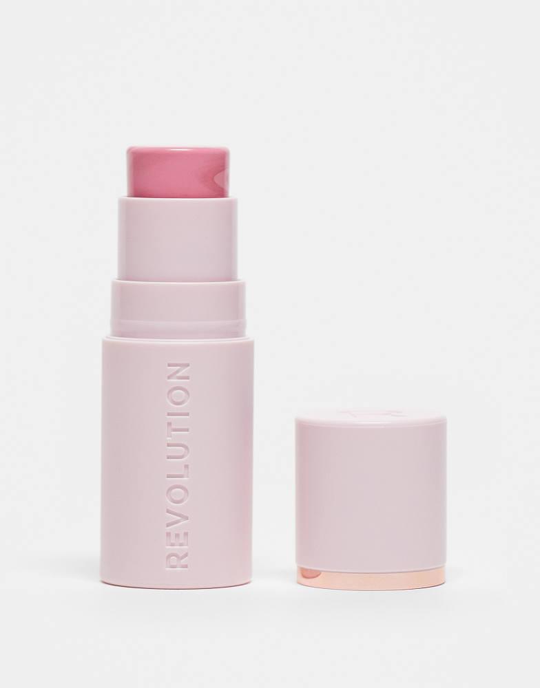 Revolution Revolution Skin Silk Marble Blush Stick Pinched Light Pink