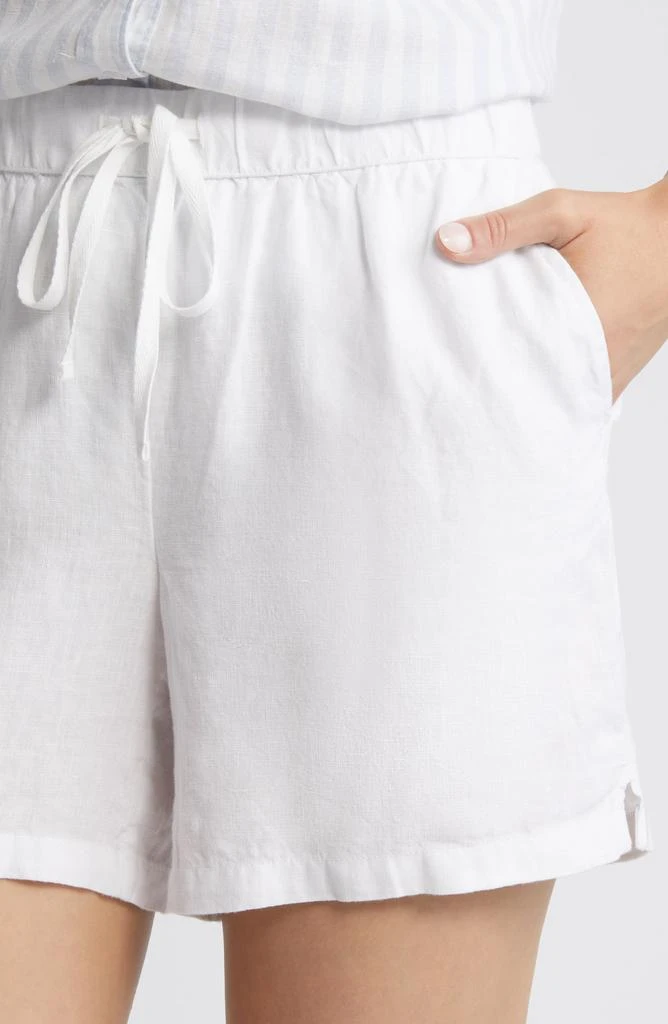 Caslon Linen Drawstring Shorts 4