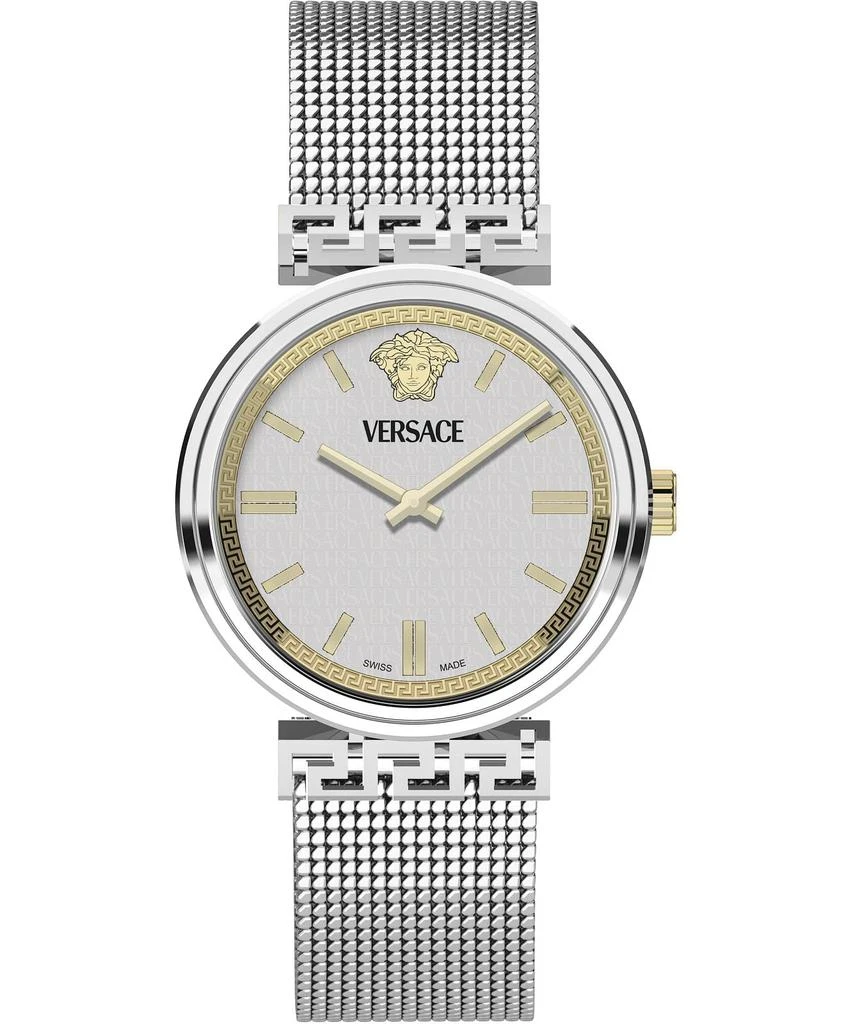 Versace Women\'s 36mm Watch! New In Box Versace V-Code Two-Tone Bracelet Watch, 36mm | Nordstrom main image 3