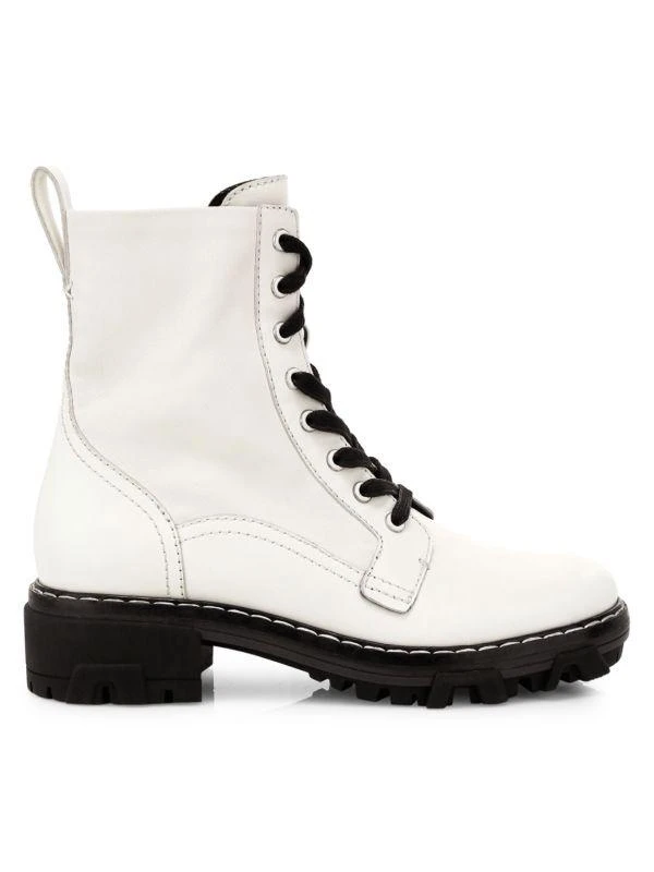 Rag & Bone Shiloh Lace Up Leather Combat Boots 1