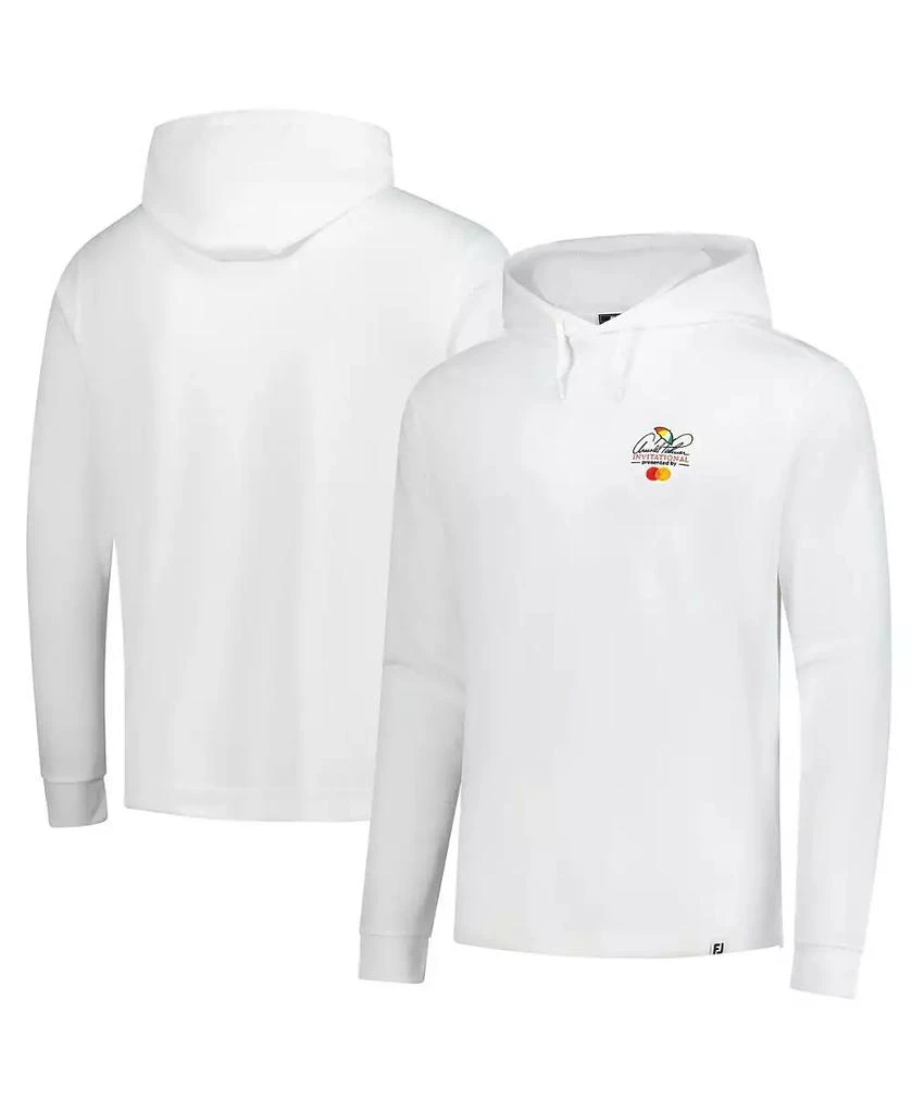 FootJoy Men
s White Arnold Palmer Invitational Lightweight Pullover Hoodie 1