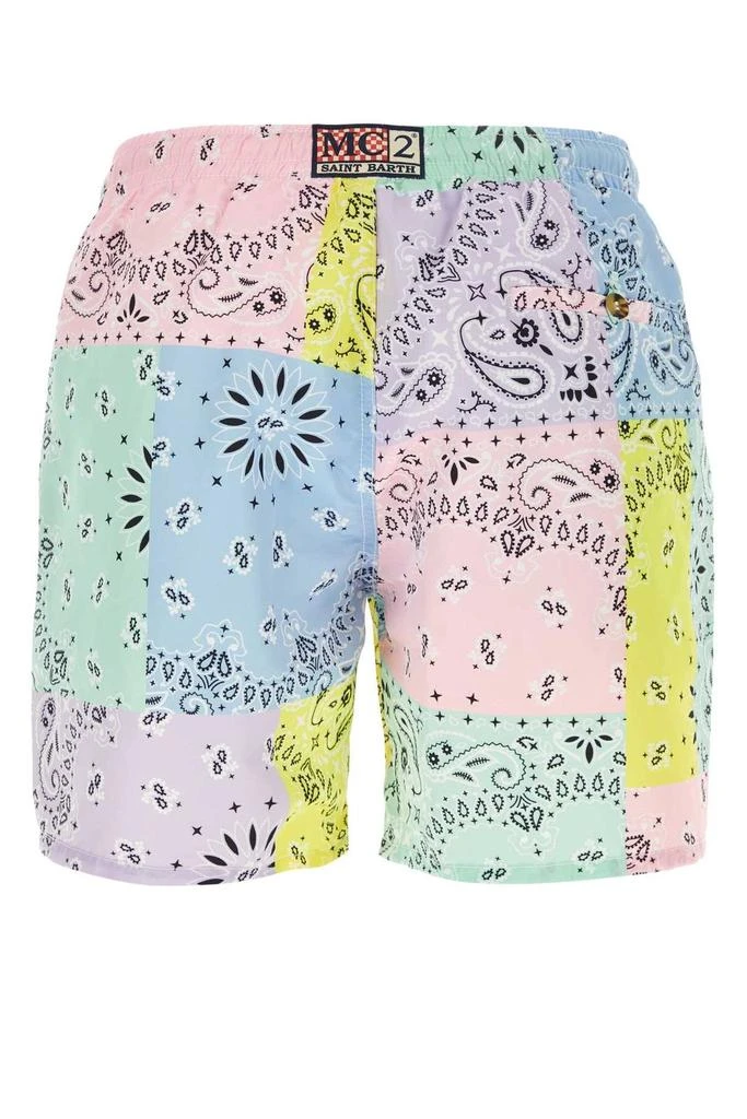 Mc2 Saint Barth Mc2 Saint Barth Bandanna Printed Drawstring Swim Shorts 2