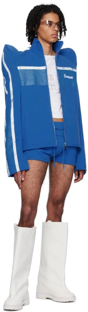 ANONYMOUS Blue Drawstring Shorts 4
