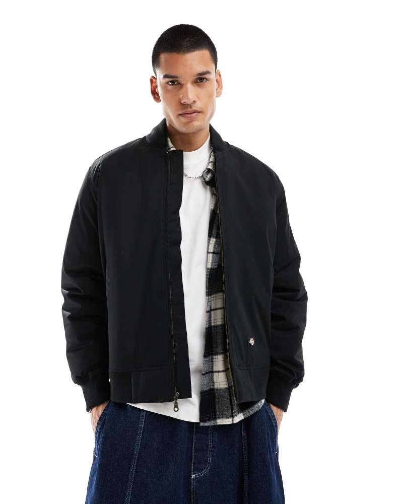DICKIES Dickies plains premium bomber jacket in black