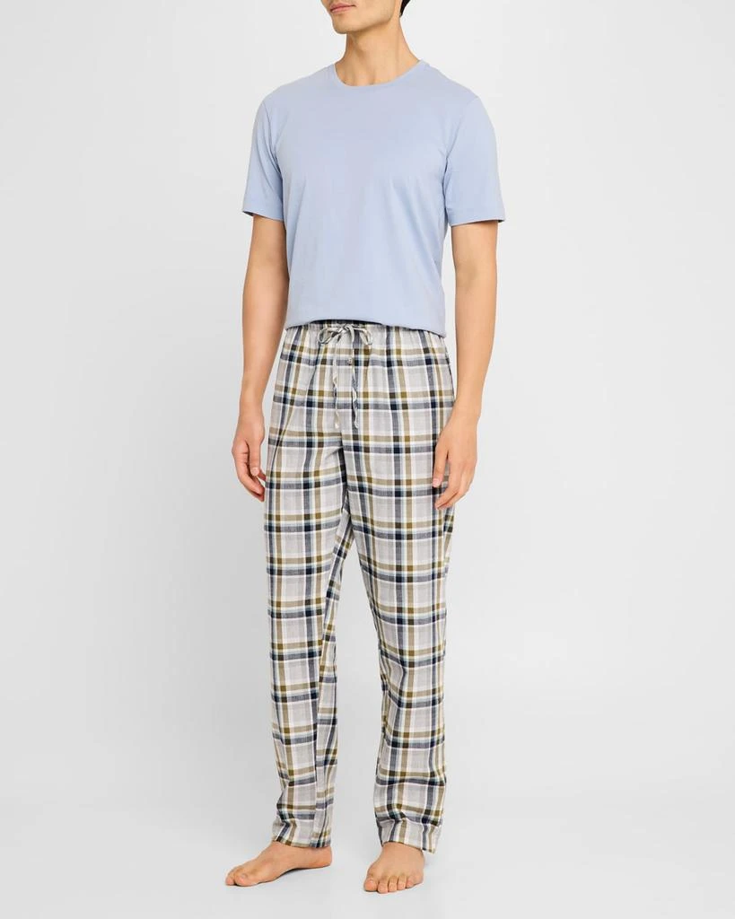Hanro Men's Cozy Comfort Flannel Pajama Pants 2