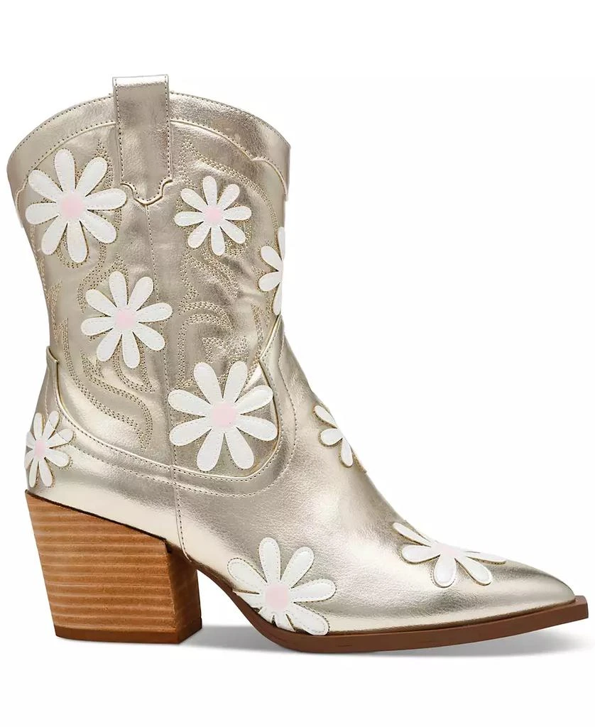 Betsey Johnson Women's Teddy Daisy Western Booties 2