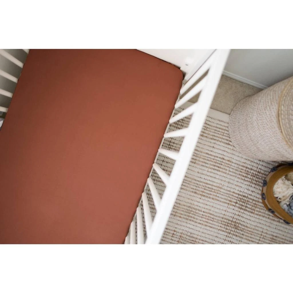 Tenth 
Pine Tenth 
Pine - Bamboo Viscose Crib Sheet 2