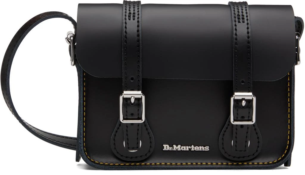 Dr. Martens Black 7 Inch Leather Crossbody Bag 1
