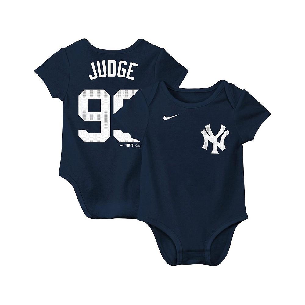 Nike Baby Aaron Judge Navy New York Yankees Fuse Name Number Bodysuit