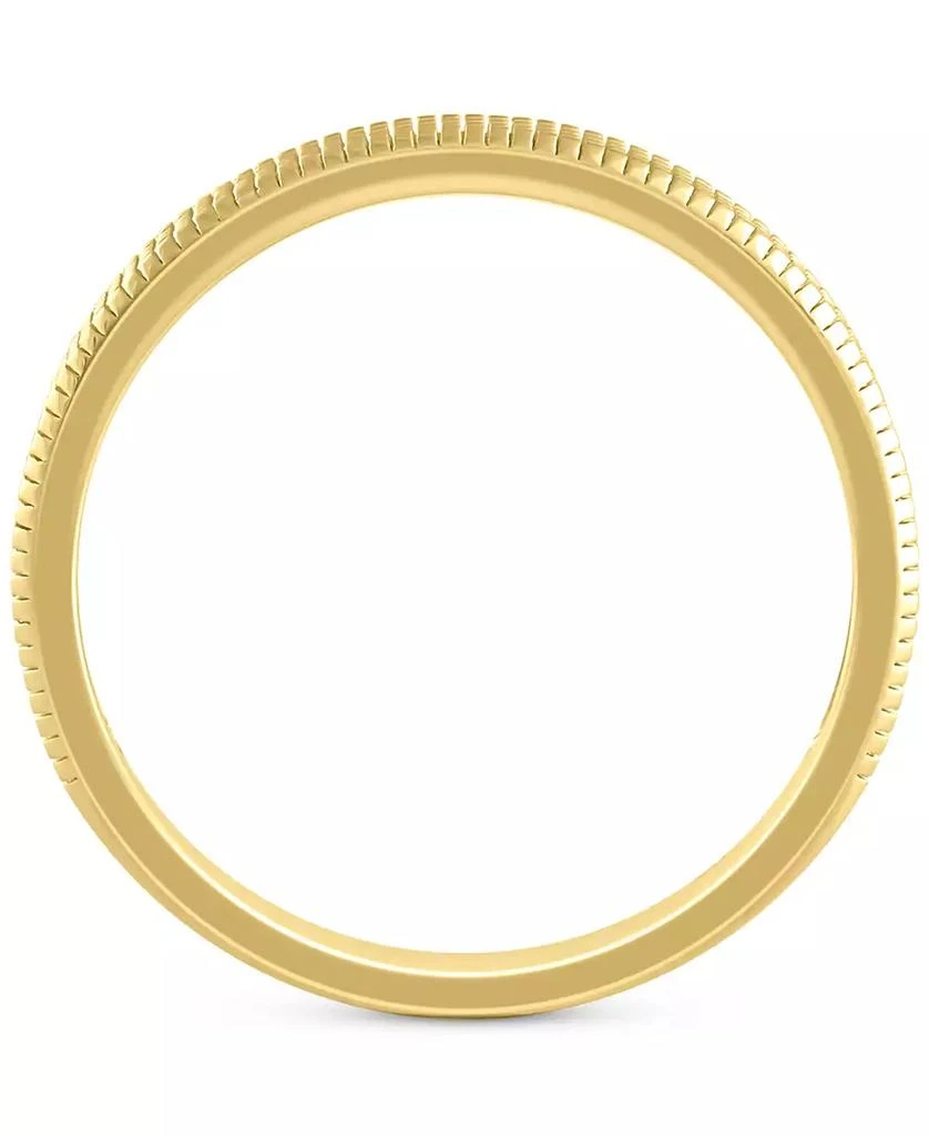 Macy
s Raised Textured Multirow Stackable Band in 14k Gold 4