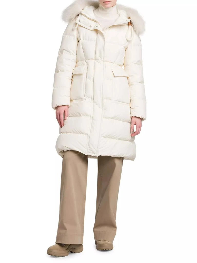 Moncler Blain Nylon Long Down Jacket 7