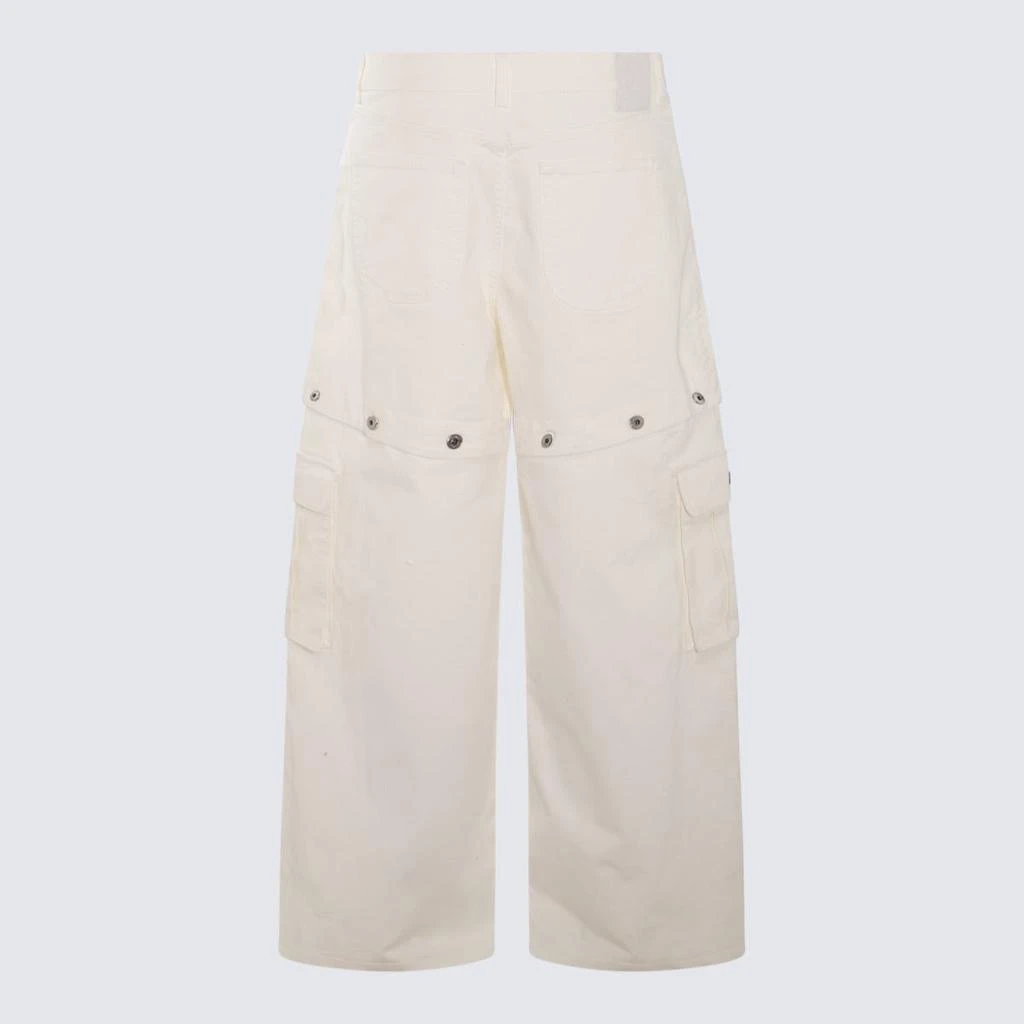 Off-White Off-White White Cotton Denim Jeans 2