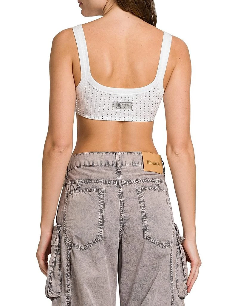 The Attico Thermostrass Macro Rib Bra Top 5