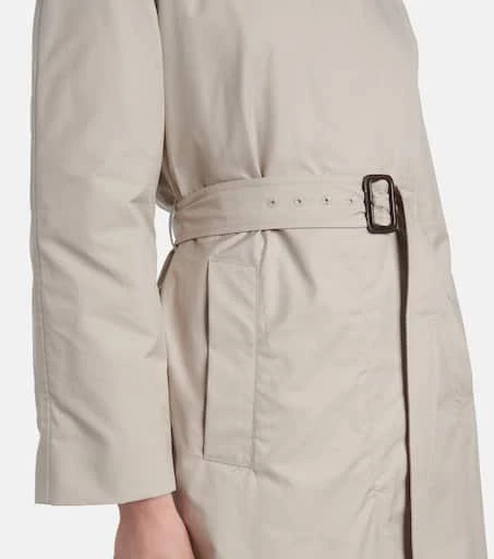 Max Mara The Cube Orleans belted twill coat 5