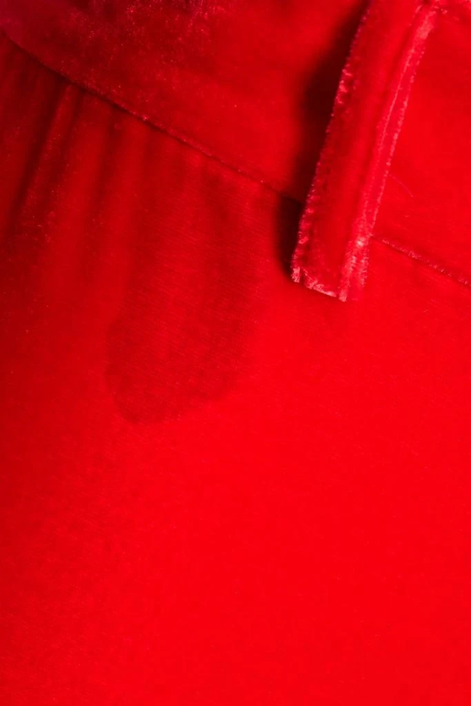 LES RÊVERIES Velvet wide-leg pants 4