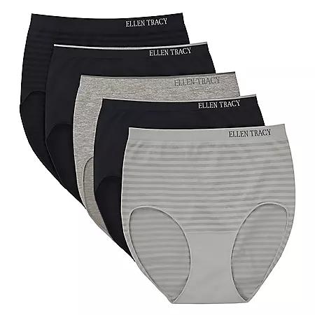 Ellen Tracy Ellen Tracy Women's 5-Pack Seamless Brief