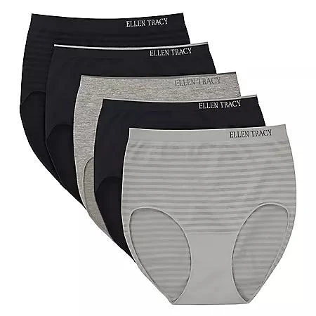 Ellen Tracy Ellen Tracy Women's 5-Pack Seamless Brief 1