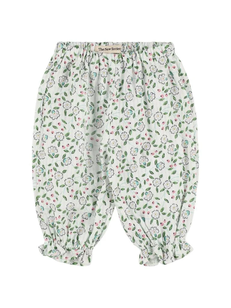 THE NEW SOCIETY Printed Cotton Pants from LUISAVIAROMA