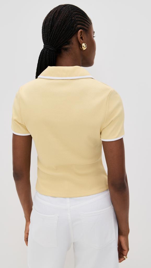 VERONICA BEARD Kearney Tee with Contrast Piping