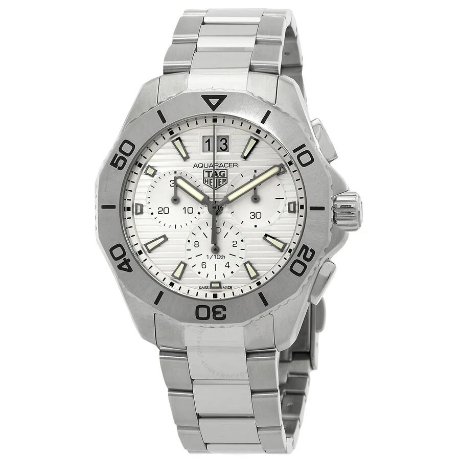 Tag Heuer Aquaracer Chronograph Quartz Grey Dial Men's Watch CBP1111.BA0627 1