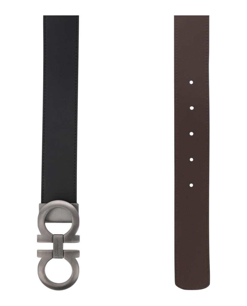 Salvatore Ferragamo Gancini Leather Belt