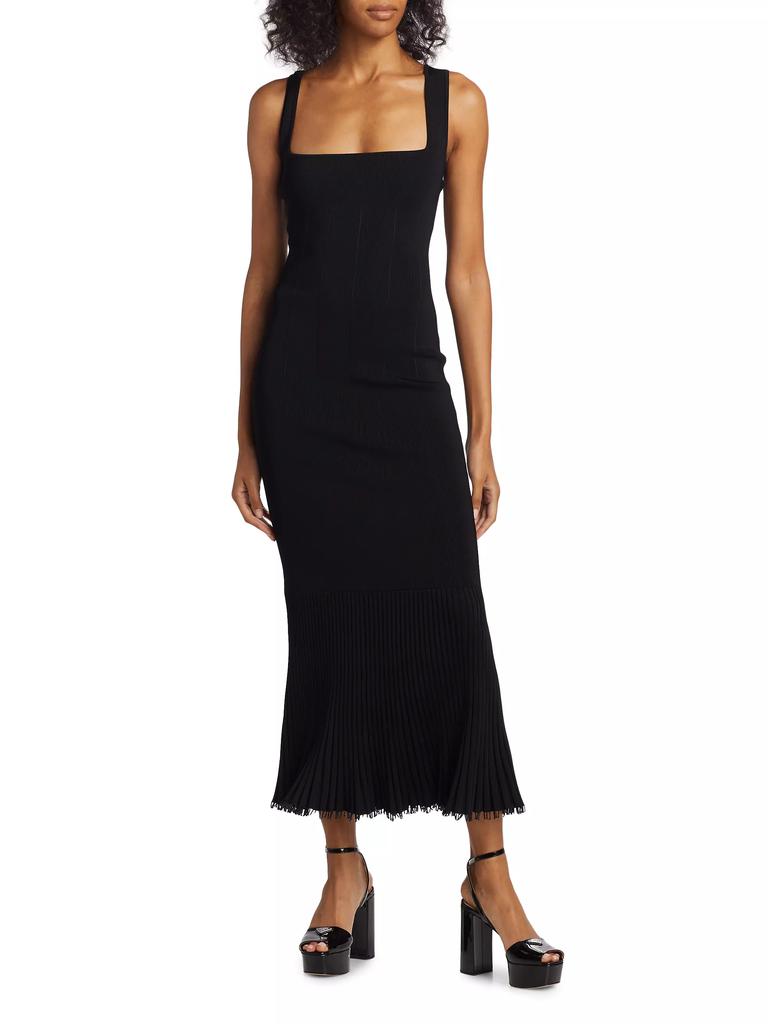 Galvan Atalanta Sleeveless Beaded Maxi-Dress