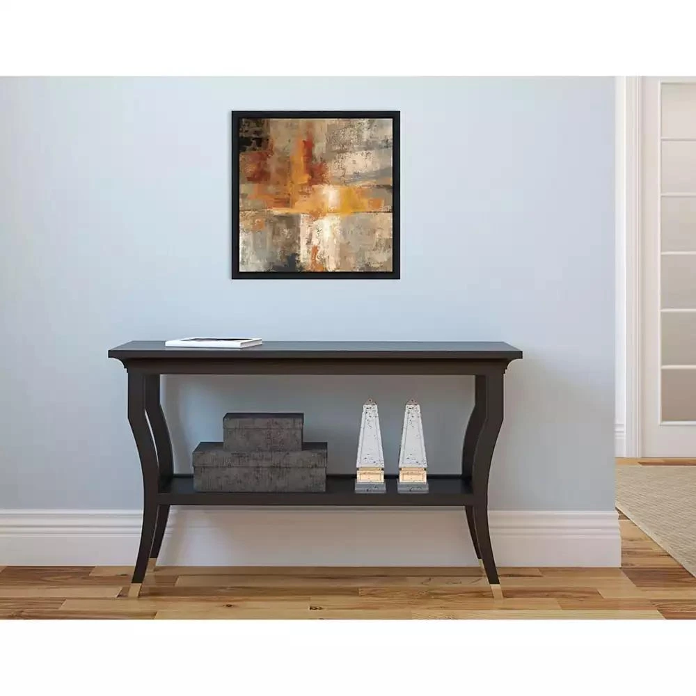 Amanti Art Silver and Amber Crop by Silvia Vassileva Canvas Framed Art 5