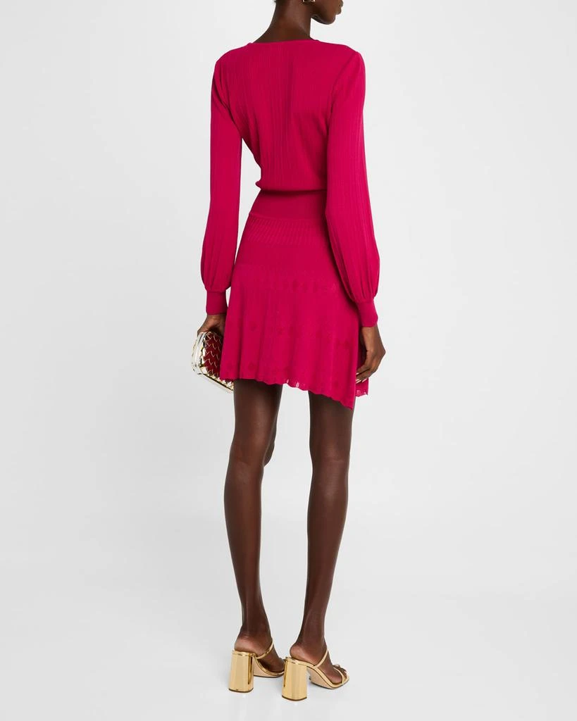 Misook Tonal Textured Fit-&-Flare Knit Mini Dress - Modern Fit 3