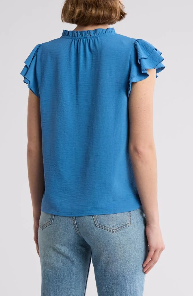 Melrose and Market Ruffle Cap Sleeve Top 2
