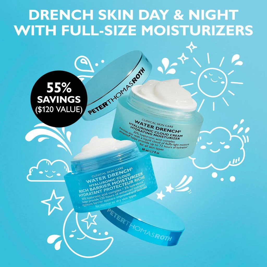 Peter Thomas Roth Full-Size Day 
Night Cloud Creams 2-Piece Kit 2